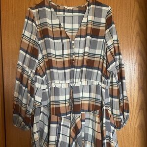 Plaid dress